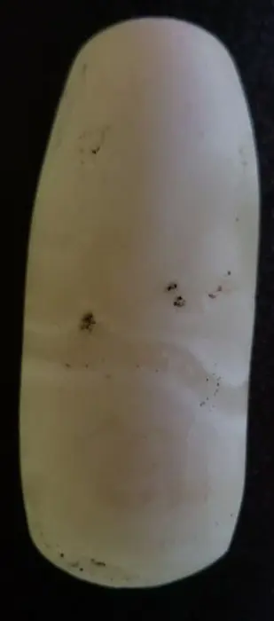 Fetisj (2) - Glazen kralen, Leder, Steen - Navajo fetish bag with stone - Navajo Indians - Noord Amerika