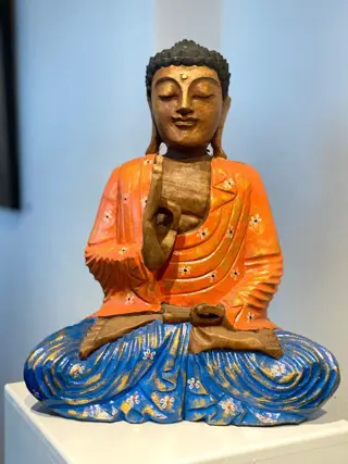 Figuur/beeld - Hout - Buddha - Zuidoost-Azië