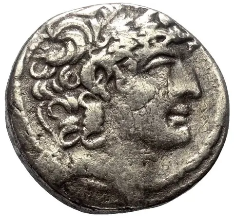 Syrië, Seleucis en Pieria Antiochië. Augustus (27 v.Chr.-14 n.Chr.). AR Tetradrachm,in the name of Philip Philadelphos (d. 83 BC), 57-16 BC.