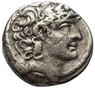 Syrië, Seleucis en Pieria Antiochië. Augustus (27 v.Chr.-14 n.Chr.). AR Tetradrachm,in the name of Philip Philadelphos (d. 83 BC), 57-16 BC.
