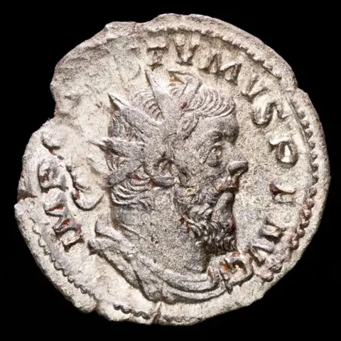 Romeinse Rijk. Gallienus (253-268) and Postumus (260-269 AD). Kavel bestaande uit twee zilveren Antoninianus,Samosata, RESTITVT ORIENTIS Oriens / Mediolanum, FIDES MILITVM, Fides.