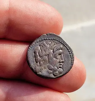 Romeinse Republiek. M. Volteius M.f., 75 v.Chr.. AR Denarius,Rome