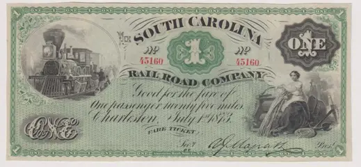 Verenigde Staten van Amerika - 1 Dollar 01/07/1873 - State of South Carolina