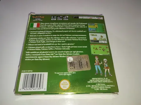 1 Nintendo Gameboy Advance - Video game " Pokemon Versione Verde Foglia"Mint Conditions , very rare - In originele verpakking