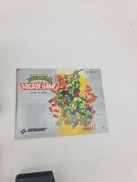 Nintendo, Classic NES-89-FRA PAL B Game 1ST Edition TURTLES II THE ARCADE GAME FRA Nintendo NES 8BIT Fra Edition - Videogames - In originele verpakking
