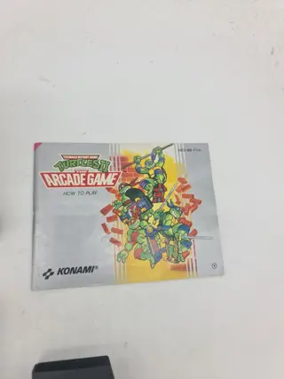 Nintendo, Classic NES-89-FRA PAL B Game 1ST Edition TURTLES II THE ARCADE GAME FRA Nintendo NES 8BIT Fra Edition - Videogames - In originele verpakking