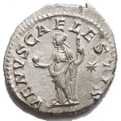 Romeinse Rijk. Julia Soaemias (Augusta, 218-222 n.Chr.). AR Denarius,Rome.