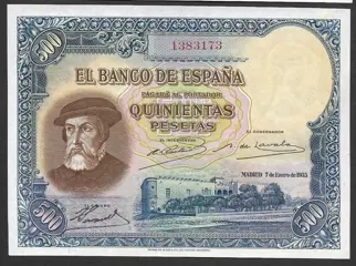 Spanje - 500 Pesetas 1935 - Pick 89