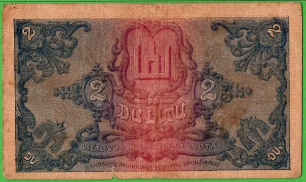 Litouwen - 2 Litu 16.11.1922 - Pick 14a