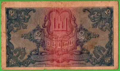 Litouwen - 2 Litu 16.11.1922 - Pick 14a