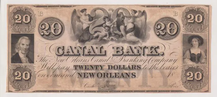 Verenigde Staten van Amerika - 20 Dollars 1800 - New Orleans, Canal Bank - REMAINDER