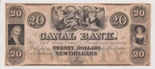 Verenigde Staten van Amerika - 20 Dollars 1800 - New Orleans, Canal Bank - REMAINDER