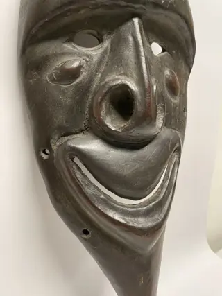 Masker (1) - Hout - Chubwan - Pentecost Island, Vanuatu