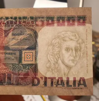 Italië - 50.000 Lire 02/11/1982 "Volto di donna" - Gigante BI 79E