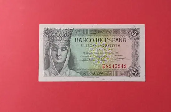 Spanje - 5 Pesetas 1943 - Pick 127a