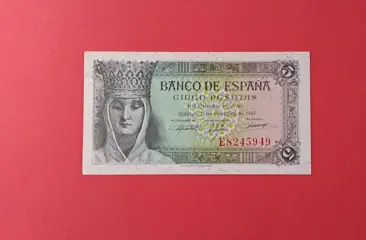 Spanje - 5 Pesetas 1943 - Pick 127a