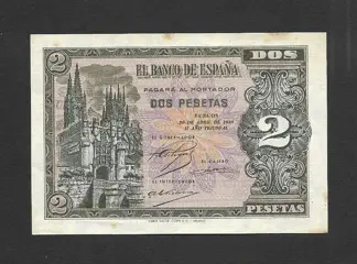 Spanje - 9 banknotes - Various dates