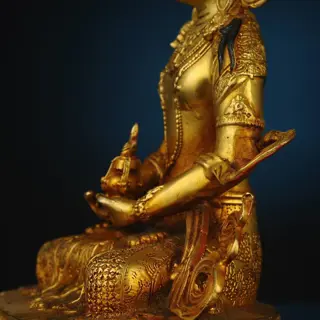 Tibet/Nepal Seiko Longevity Boeddha (Aparimita āyur jnāna su-vinisˊicita tejo rājāya - Brons - Nepal - Modern