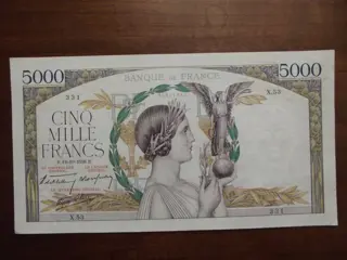 Frankrijk - 5000 Francs 13-10-1938 - Fayette 45-01
