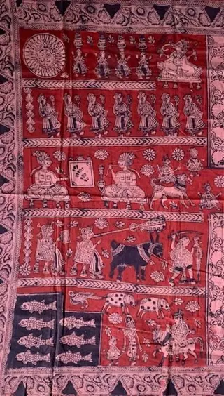 Textiel (2) - Katoen - Chandarvo - India - 20e eeuw