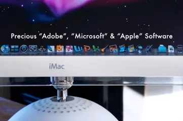 Apple - BIJGEWERKTE iMac G4 met "Harman/Kardon"-luidsprekers, ICE WHITE "Pro Keyboard & Mouse" - In vervangende verpakking
