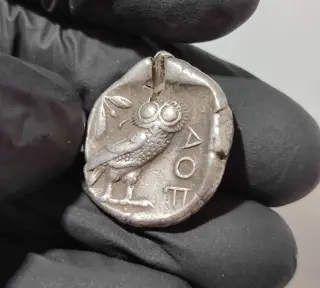 Attica, Athene. AR Tetradrachm,454-404 BC