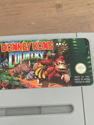Nintendo SNES -Donkey Kong Country - Super Mario All Stars - Mortal Kombat - Videogames (3) - Zonder originele verpakking