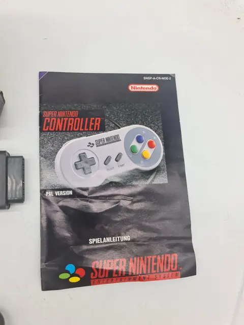 Super Nintendo SNES Controller Boxed complete with manual - Videogames - In originele verpakking
