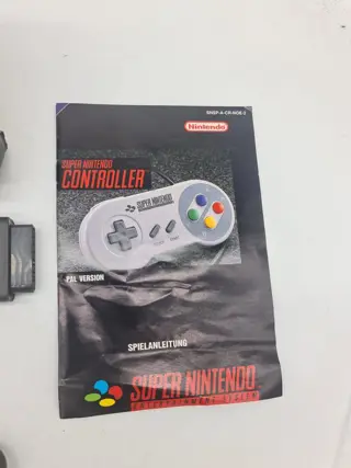 Super Nintendo SNES Controller Boxed complete with manual - Videogames - In originele verpakking