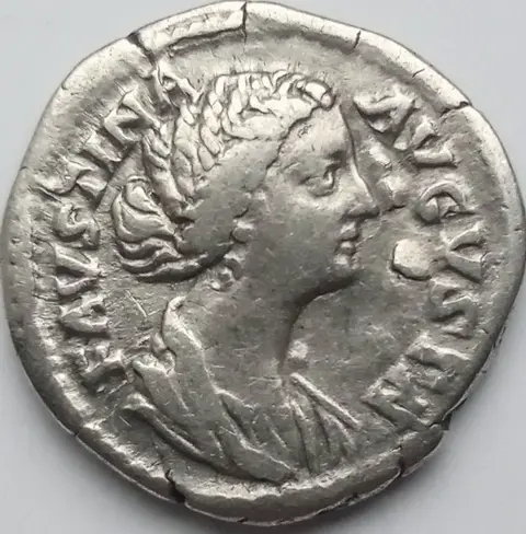 Romeinse Rijk. Faustina II (Augusta, AD 147-175). AR Denarius