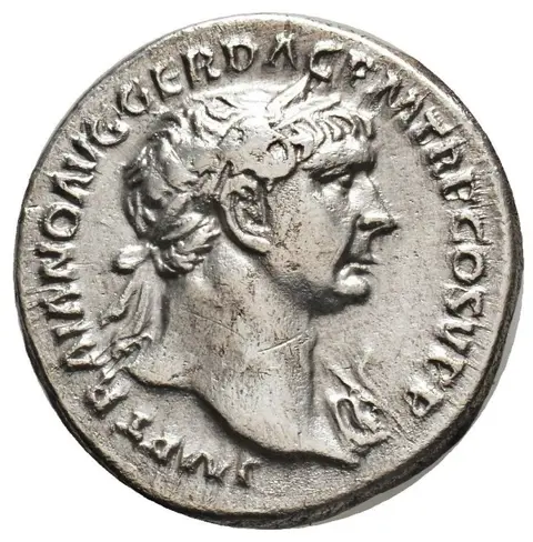 Romeinse Rijk. Trajan (98-117 n.Chr.). AR Denarius,Rome