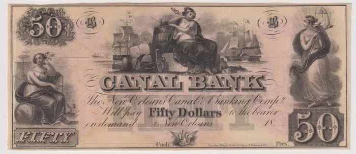 Verenigde Staten van Amerika - 50 Dollars 1800 - New Orleans, Canal Bank - REMAINDER