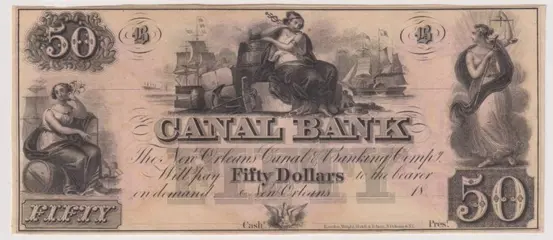 Verenigde Staten van Amerika - 50 Dollars 1800 - New Orleans, Canal Bank - REMAINDER