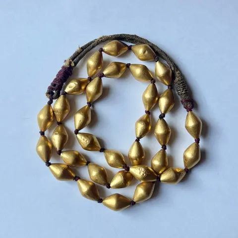 Halsketting - Goud, Was - India - 20e eeuw