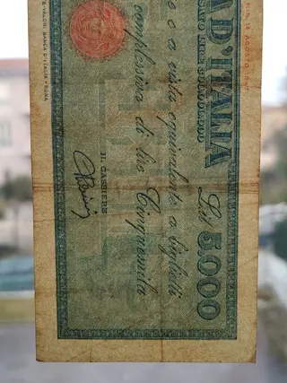 Italië - 5.000 Lire 22/11/1949 "Titolo Provvisorio" (Medusa) - Gigante BI 63E