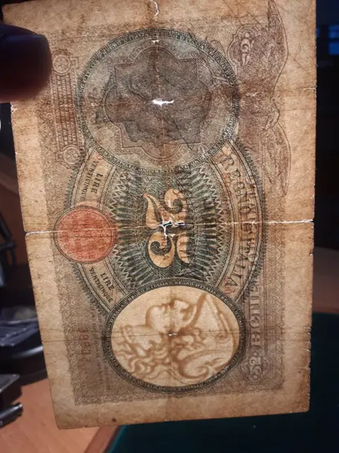 Italië - 25 Lire 27/09/1923 - Biglietto di Stato - Gigante BS 22A