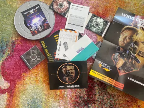 Big Box PC - Wing Commander III: Heart of the Tiger - Special Edition with Film Cannister, Shirt - Videogames (1) - In originele verpakking