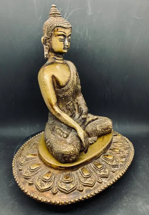 Boeddha - Verguld brons - Nepal - Circa 1970