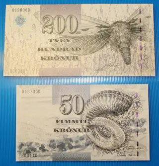 Faeröereilanden - 7 banknotes - Various dates