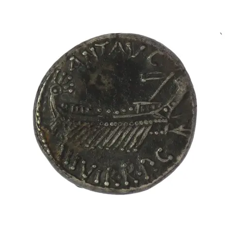 Romeinse Republiek (Imperatoriaal). Marcus Antonius. AR Denarius,32-31 BC