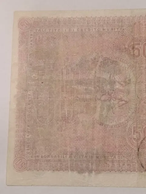 Italië, Bank van Sicilië - 50 Lire 02/01/1875 - Gav.Boa. 01.1756