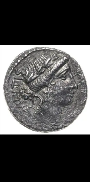 Romeinse Republiek. Mn. Acilius Glabrio, 49 v.Chr.. AR Denarius