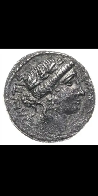 Romeinse Republiek. Mn. Acilius Glabrio, 49 v.Chr.. AR Denarius