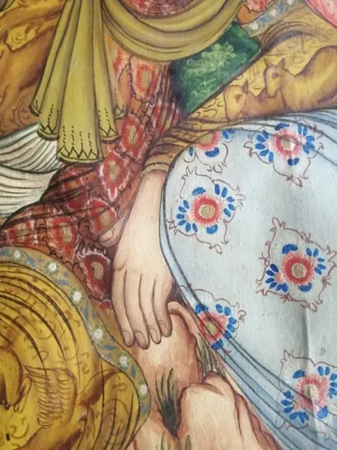 Olieverfschilderij - Canvas, Olieverf - Reza Hamidi - Persian Signed Oil Painting - Iran - 20e eeuw