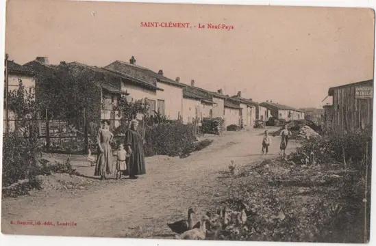 Frankrijk - kaart van steden en dorpen van meurthe en moezel - Ansichtkaarten (Groep van 40) - 1900-1940