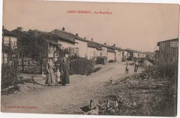 Frankrijk - kaart van steden en dorpen van meurthe en moezel - Ansichtkaarten (Groep van 40) - 1900-1940