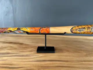 Lidah - Teak Wood Didgeridoo 130cm - Handcrafted - Didgeridoo
