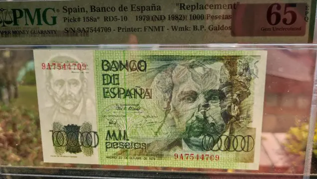 Spanje - 200 y 1000 Pesetas - varios años - Pick 156 y 158a (serie 9A)
