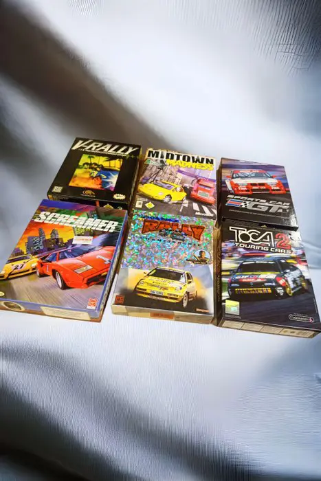 Vintage PC Games Microsoft,Infogrames.. - 6Stk PC Games 1995 bis 1999 in Original Case - In originele verpakking