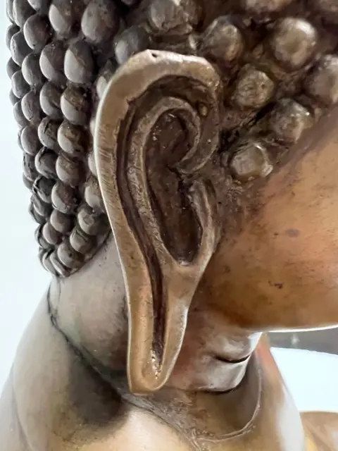 Beeld (1) - Brons - zittende boeddha - ohne Titel - Azië - Eind 20e eeuw